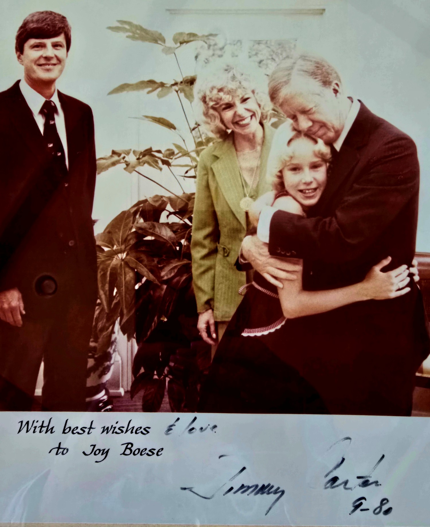 Joy Theodora and Jimmy Carter