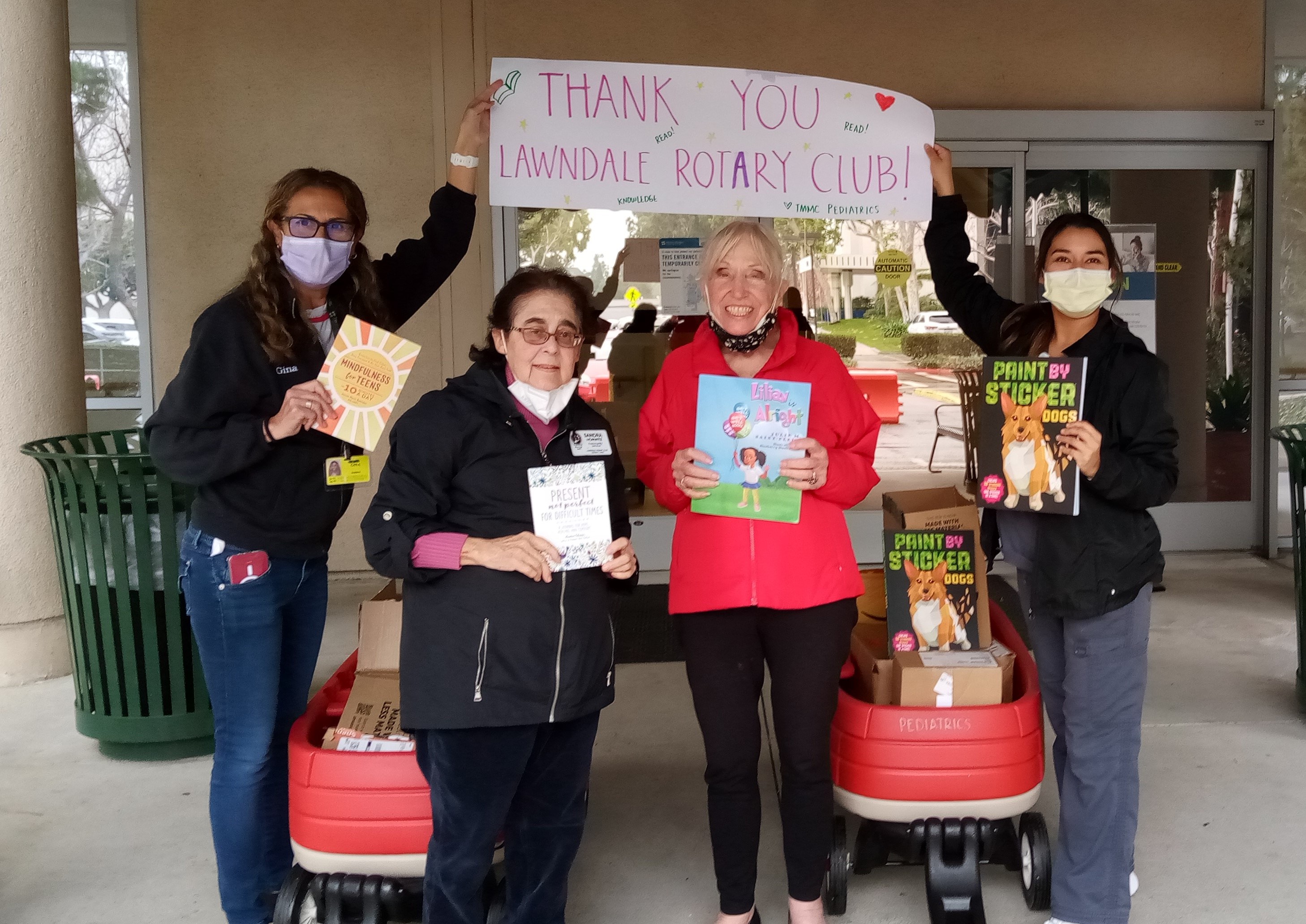 Gina Sievert, Sandra Horwitz, Shirley Giltzow and Abby Gonzalez