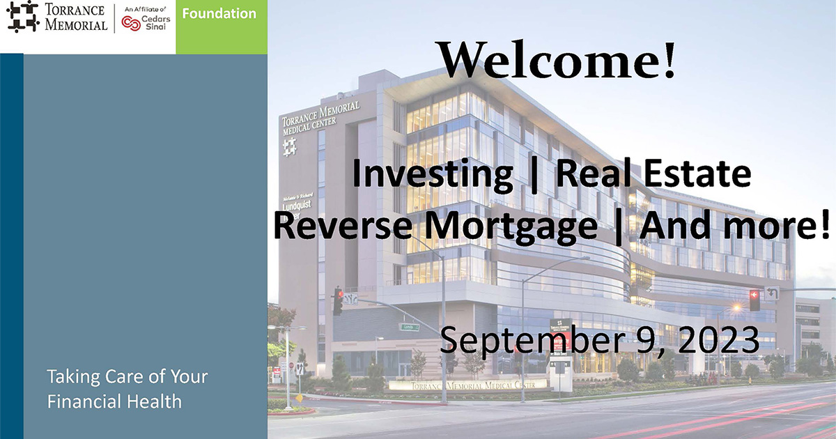 Investing Real Estate Reverse Mortgage and More! Torrance